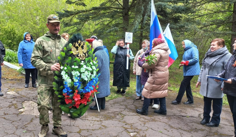 Митинг в День Победы.